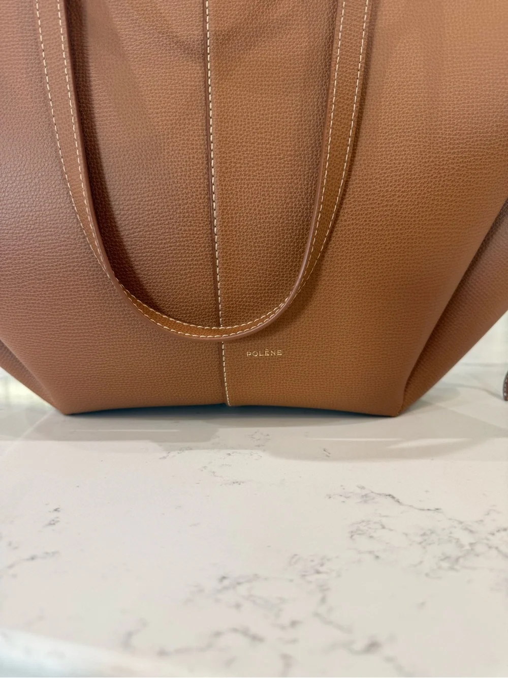 Polene Cyme Textured Camel